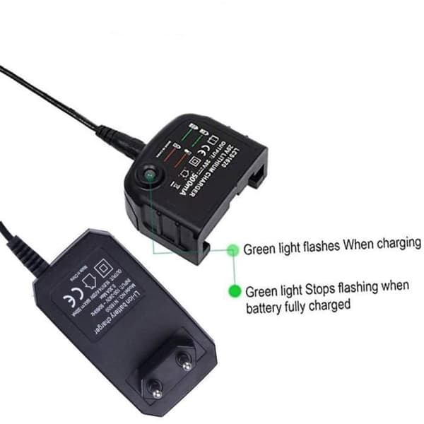 Batteriladdare - Black & Decker - LCS1620 - 20V Litiumjon - AC100-240V - 500 mA