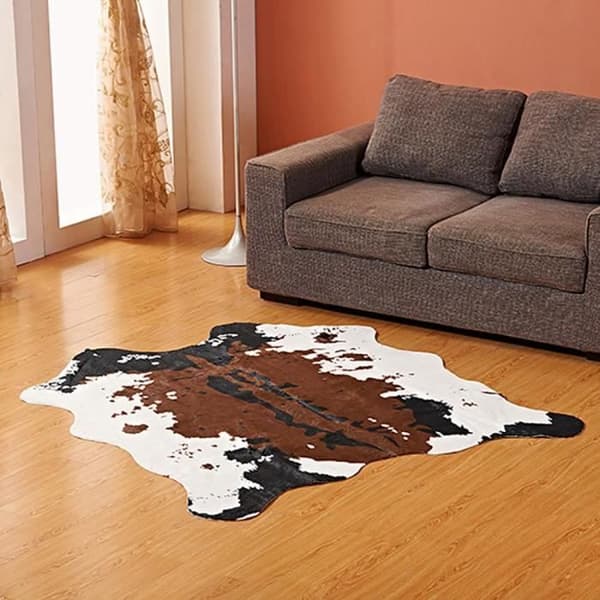 Golvmatta - Imitation Kohud - 160x140cm - Halkfri - Syntetisk