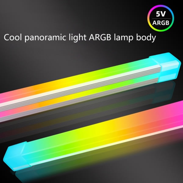 ARGB LED Strip ARGB PC Case LED Light Bar 5V 3PINx2+4PIN Case Firkantet