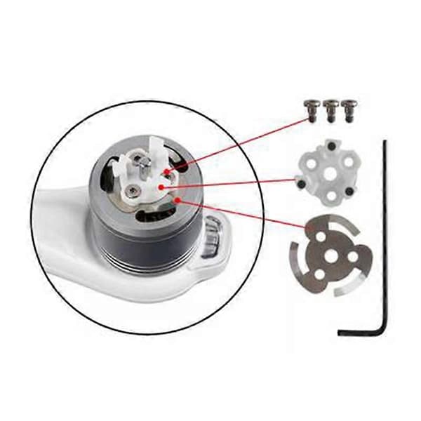 Base'Hlice for DJI Phantom 4 Pro Advanced P4P Motor Drone, bladstøttedeler, erstatningsmonteringstilbehør, 4 deler