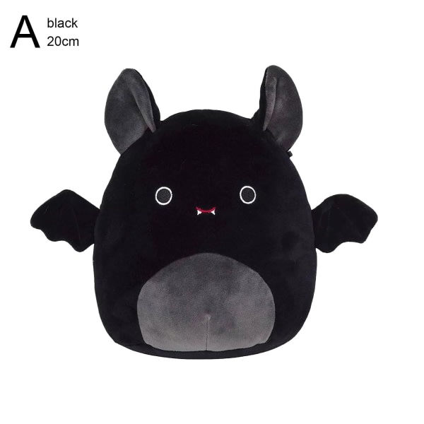 Squishmallows 2022 Halloween Squad 8" Emily The All Black Bat Pl musta 20cm