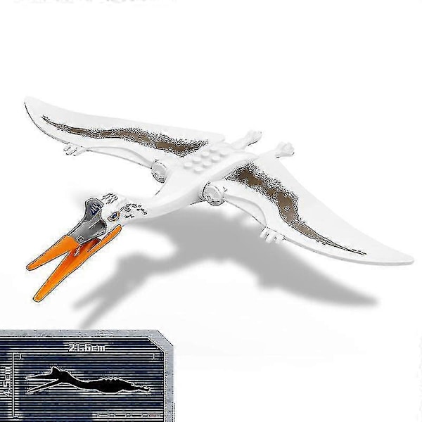 1 kpl Jurassic Suurikokoinen Dinosaurusten Rakennuspalikat T-rex Quetzalcoatlus Baryonyx Action Figurit Lasten Leikkikalut Lahjat Quetzalcoatlus