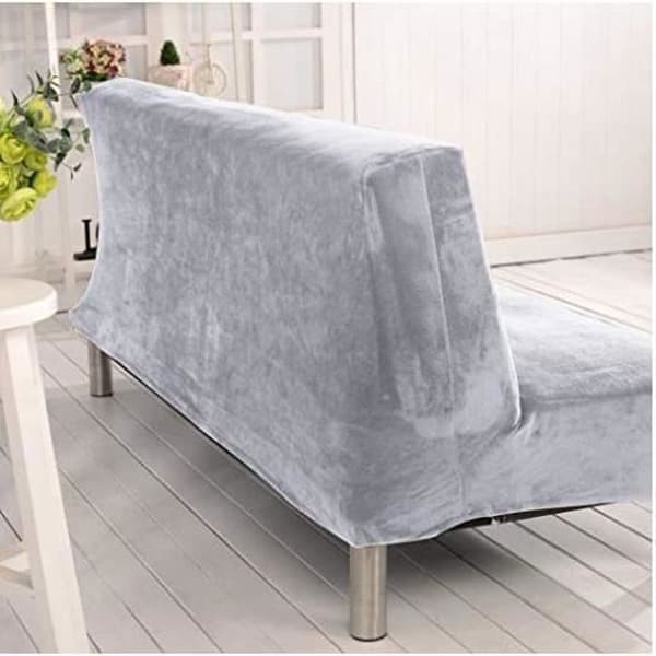 Sovesofatrekk - Solid Grå - Elastisk - Størrelse 180-210cm