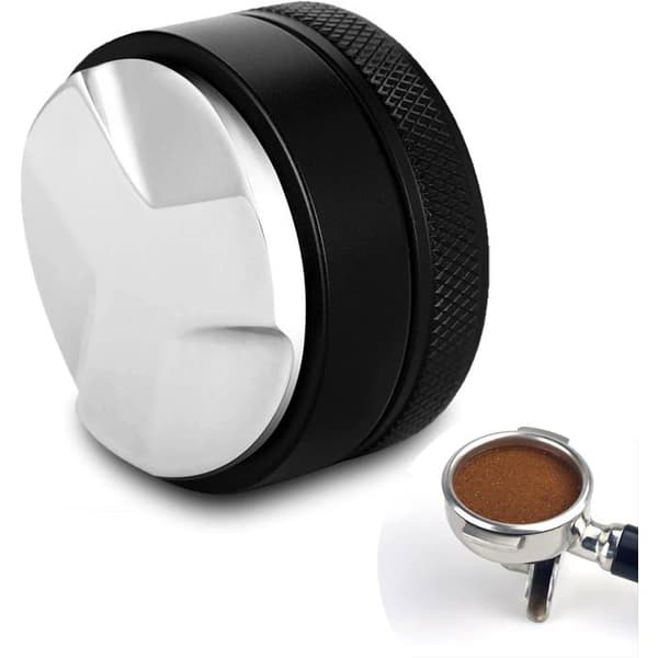 Espressostempel, 304 rustfrit stål, 58 mm, nivelleringsværktøj til malet kaffe