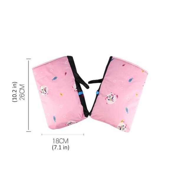 Styrhandsker - HELLOVE - Pink - Vandtætte - Varme - Unisex