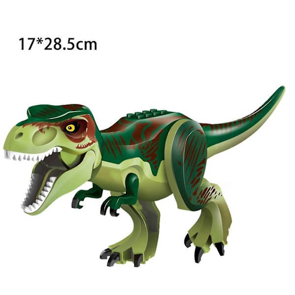 Dinosaurfigurer Indominus T Rex Klodser Legetøj Stor Dinosaur Klodser, Børnefødselsdag Green Tyrannosaurus rex