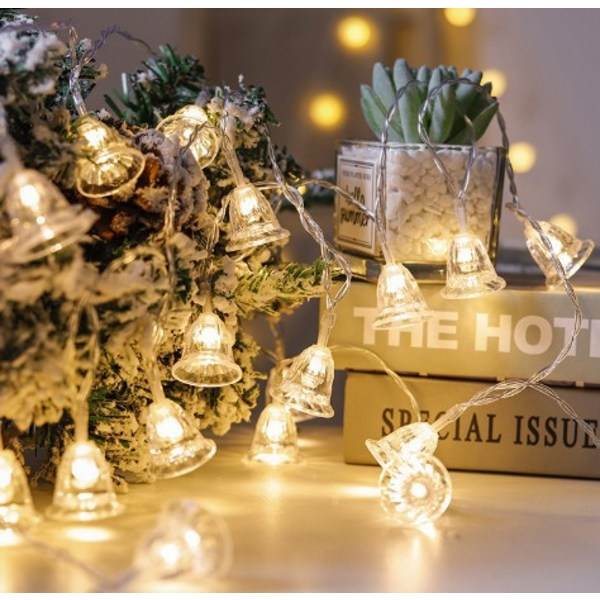 LED-lysstreng med julemotiv - Julemand, Snemand, Rendeer - Festlig atmosfære - Batteri & USB - Juletræspynt U 2M 10led USB