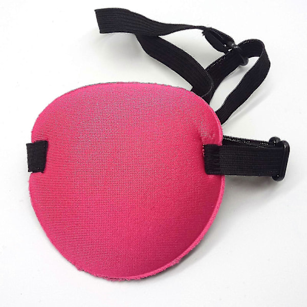 2 kpl Silmälappu Pehmeä Säädettävä Amblyopia Lazy Eye -silmälaput vasemmalle tai oikealle silmälle Rose Red