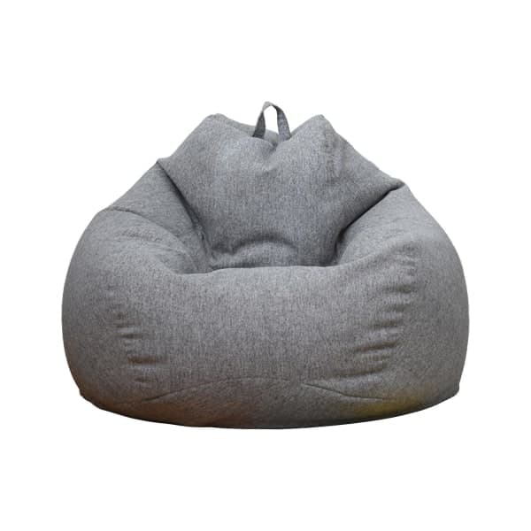 Inomhus Utomhus Vuxen Sittsäck Gamingstol Extra Stor Sittsäcksöverdrag Grå 350g Grå Gray 350g
