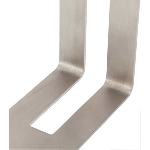 Kaffefilterpapirholder, kaffepapirbeholder i rustfritt stål (sølv) silver