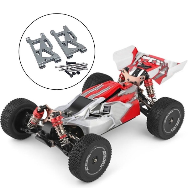 RC Front Bærearm for WLtoys 144001 124018 1:12 Bilmodell Tilbehør rød