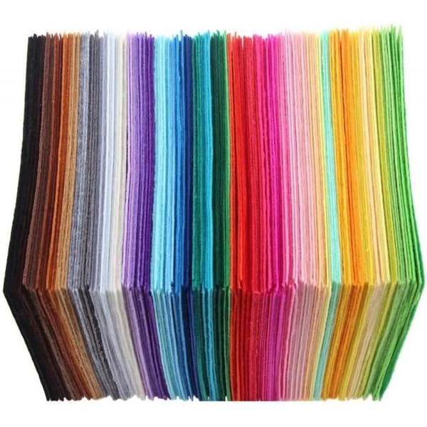 40 stk polyester ikke-vevd stoff DIY håndverk filt sy stoff tilbehør