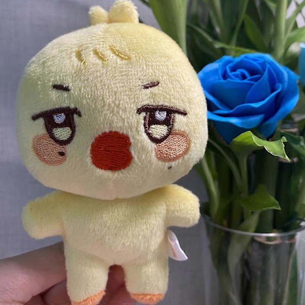 10CM Pop-up Store Dockdocka Nyckelring ANITEEZ Cartoon Söt Plysch Hänge Nyckelring Väska Tillbehör Kpop Yunho Yeosang Fans Presenter 10cm C