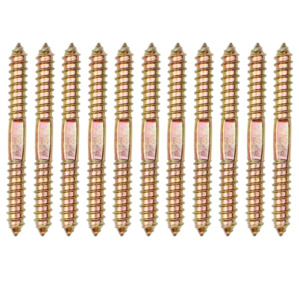 10 puuruuvia 80 * 8 mm kierteitetty itseporautuva huonekalujen kokoamiseen