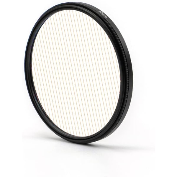 Prismeobjektivfilter 77 mm Starlight Glare Filter Anamorfisk Lens Flare Effektfilter Filmrekvisitter (Orange stribe flare)