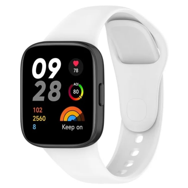 Håndledsrem til Xiaomi Redmi Watch 3 Blødt silikone erstatningsarmbånd Farverem til Redmi Watch3 aktivt armbånd 9