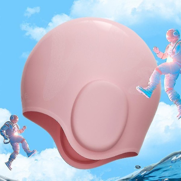 Unisex badehette for barn 3d ørebeskyttelse for barn, gutter og jenter 2