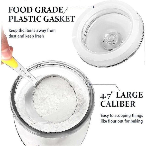 Bred Mun Klar Glasburk Kök Tvättförvaring 1,9 Liter 213 cl