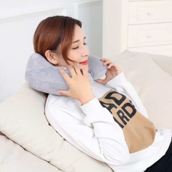 Myk plysj pute Black