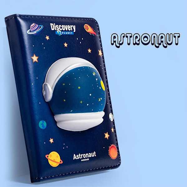 3D söpö eläinpehmoinen päiväkirja stressiä lievittävä hidas palautuva lelu syntymäpäivälahjaksi uuden vuoden lahjaksi Astronaut