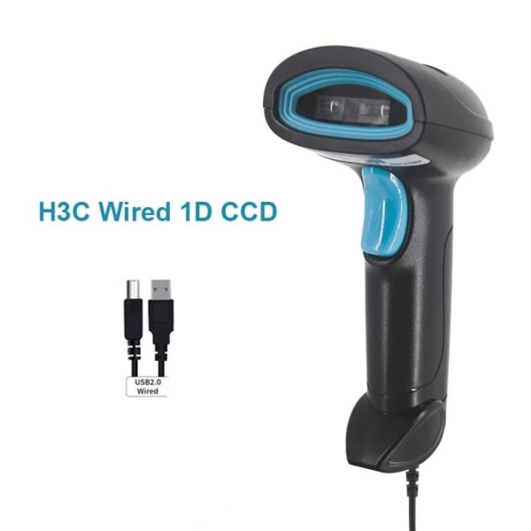 Stregkodelæser Kablet 1D-læser H3C Wired CCD