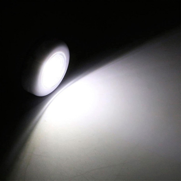 LED-batteridriven självhäftande lampa, självhäftande skåpslampa, självhäftande kökslampa, LED-skåpslampor, batteridrivna LED-skåpslampor 3-pack