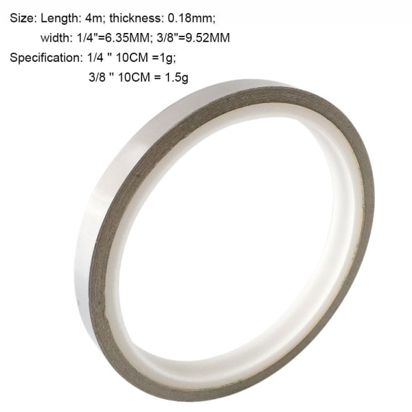 Tennismaila lyijyteippa Sulkapallomaila pää width 6.35mm
