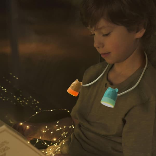 LED-halsläslampa för läsning i sängen, flexibla armar för läsning D