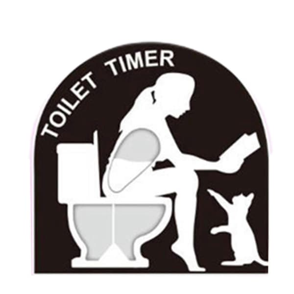 Kreativ Toalett Timeglass Timer Sand Timer Plast Sandglass Timer Håndverksgave B