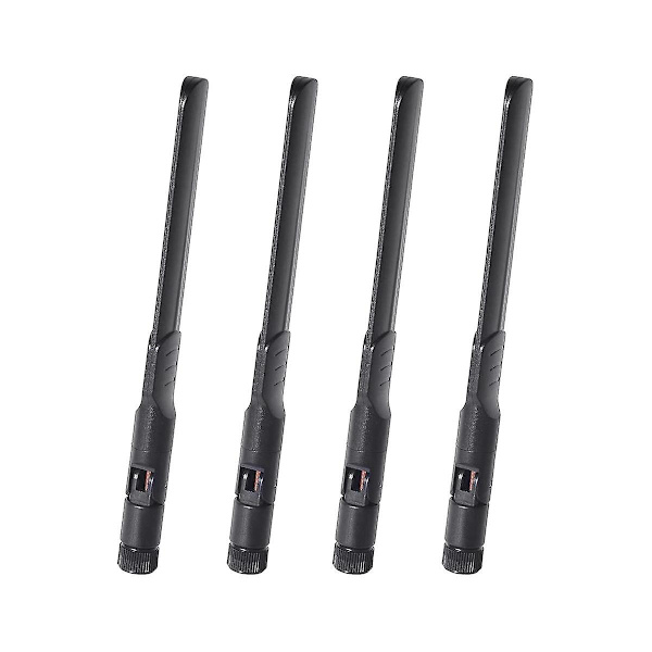 4 st Dual Band Wifi-antenn 2,4 GHz 5 GHz 5,8 GHz 8dBi Mimo Rp-sma Hane-antenn för Wifi-router Trådlös