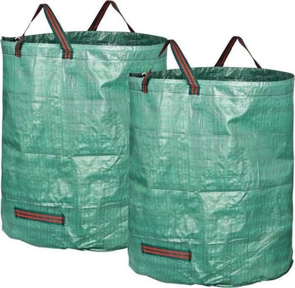 2X Haveposer - Rivefast - 150g/m² Polypropylen - 272L - 4 Håndtag - H76cm Ø67cm