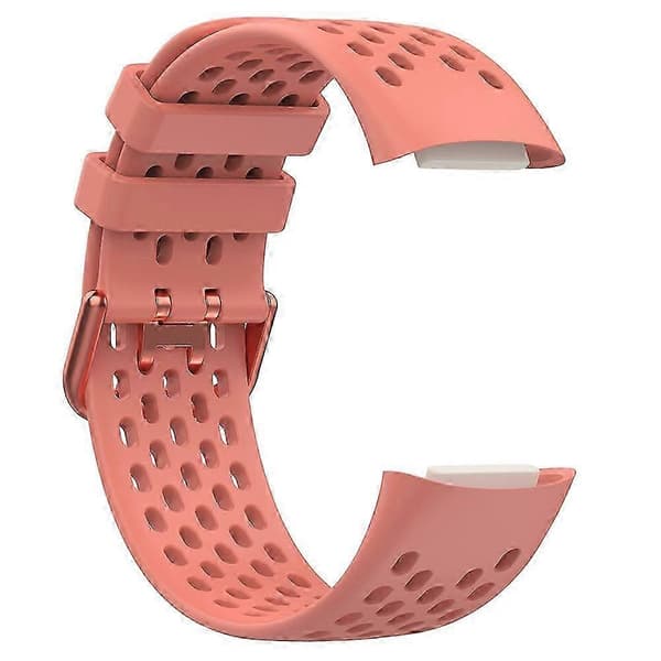 Udskiftningsarmbånd til Fitbit Charge 6/Charge 5, åndbar silikone rem til smartwatch Multicolor Style C