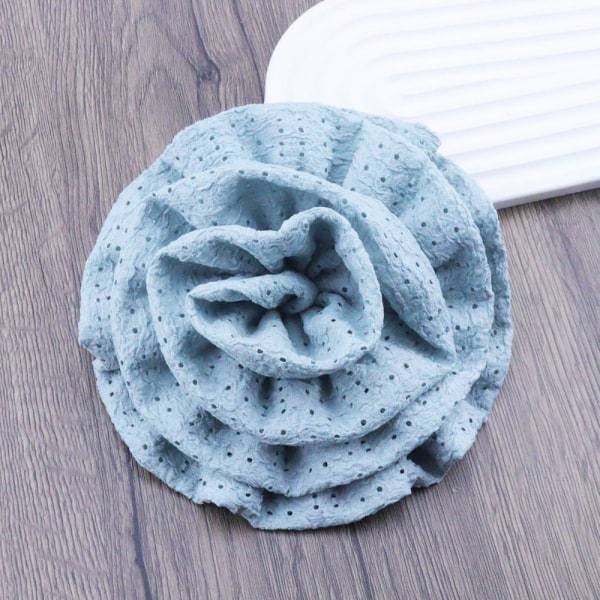 Stor blomst broche stof håndlavede brocher purple
