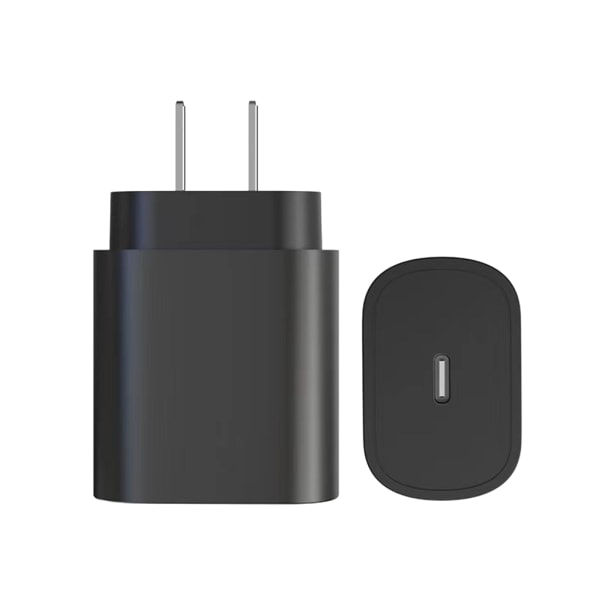 USB C -latausliitin Nopea ja turvallinen puhelimen latausadapteri GalaxyS23, S22, S21, S20, S10, Note 20, A53, A52, A33 A7 Black - US