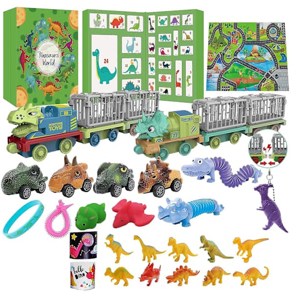 Adventskalender Dinosaur Julekalender For Barn Gutter 24 Dager Nedtelling Julekalendere-yujia