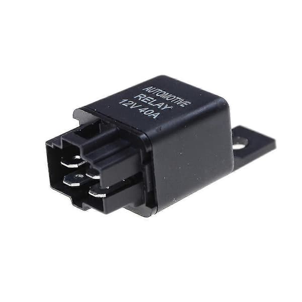 12V 40A Bilrelä 4 Stift Spst Larmrelä Med Reläsockel