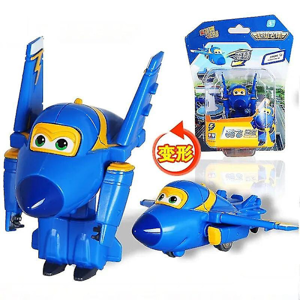 Super Wings Action Figures 2\" Mini Muuntavat Lentävät Robotti Jett Dizzy Dino Muuntumismalli Leikkikalut Lapsille Lahjoiksi Jerome