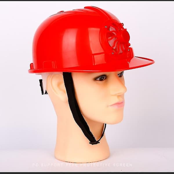 Solarhat med ventilatorer, sikker, justerbar, åndbar konstruktion S
