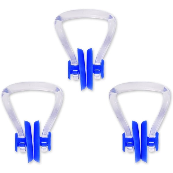 erottuva tyyli 3 kpl uima-nenäpidikkeet PVC silikoninen uima-nenätulpat uimaharjoitussuojatulppa aikuisille lapsille