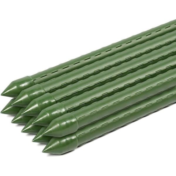 10 kasvitukea, tukikeppiä ja tukitankoa, sisä-/ulkokäyttöön (pituus 60cm φ8mm)