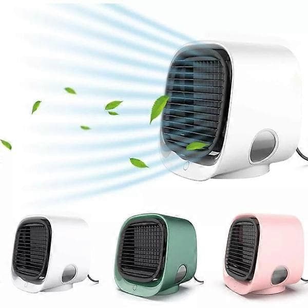 Moderne mini luftkjøler USB / Vifte Luftfukter - Hvit Hvit