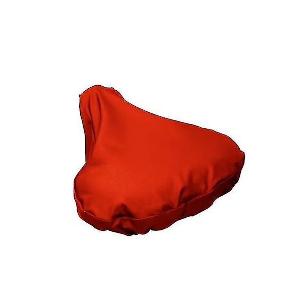 Vedenpitävä pyörän satulanpäällinen kiristysnarulla Vedenpitävä suojapäällinen Pyörän satulan sade pölysuoja (punainen) red