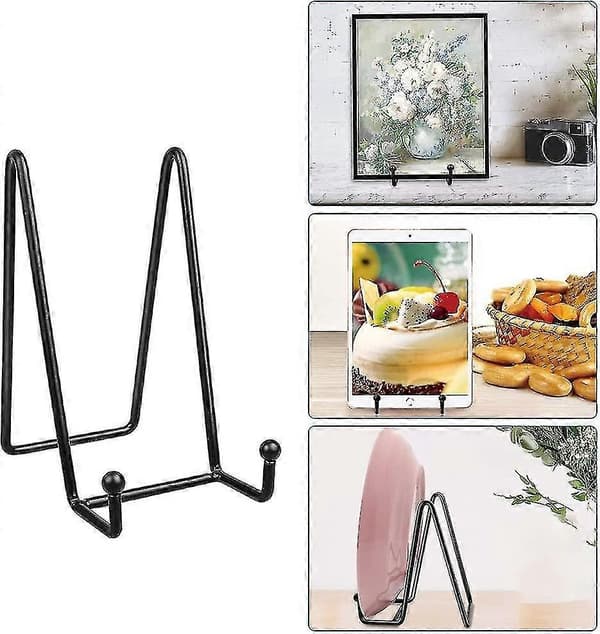 2 Stycken Metallram Hållare Plattställ För Display 6 Tum Displayställ