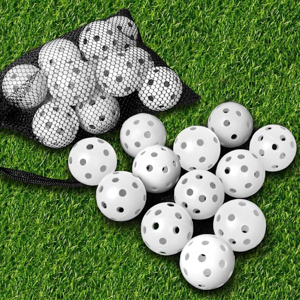 Golf Træningsbold 42mm Luftvæske, Plastikbolde til Bane