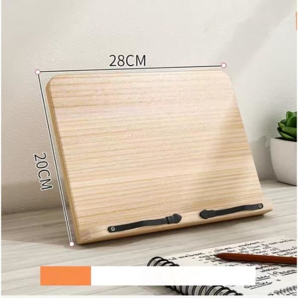 Bärbart läsställ - [BRAND] - Bambu läspulpet - 28x20cm - Justerbar