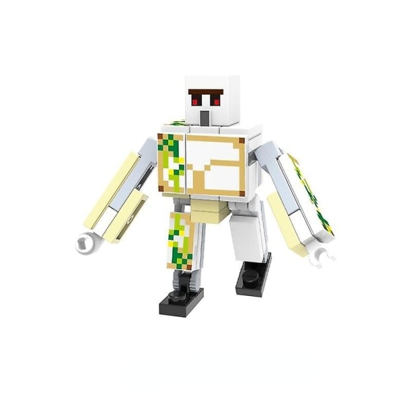 Minecraft-sarjan rautagolem Alice Steve -rakennuspalikkaleikkisetti