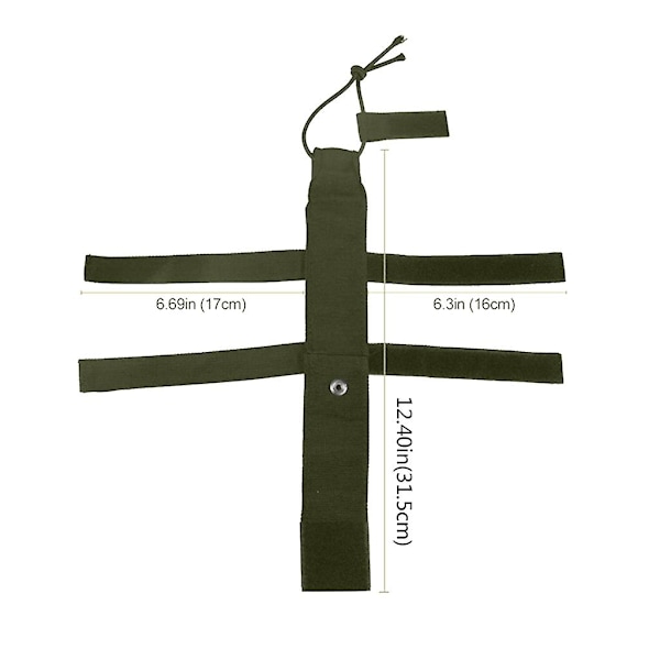 Vattenflaskhållare Nylon Taktisk Vattenflaska Väska Vattenflaska Bärväska Army Green