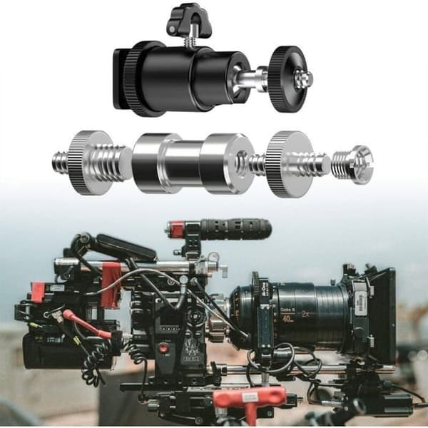 Sett med 21 adaptersskruer 1/4\" 1/4\" 3/8\" 1/4\" for stativer, kamerakulehoder og blitser
