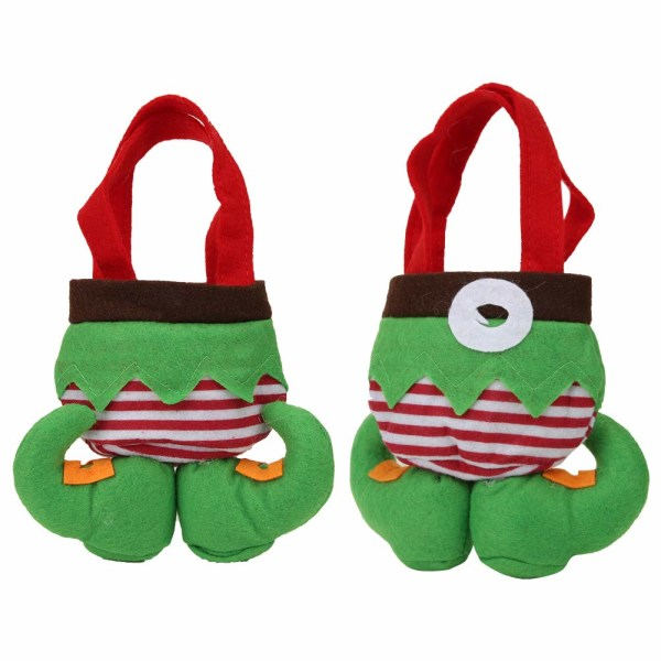 Godispåse med tomteskor, med handtag, 2-pack