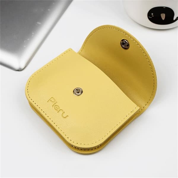 Liten Plånbok Praktisk Korthållare Dam PU Läder Myntväska Flip Design